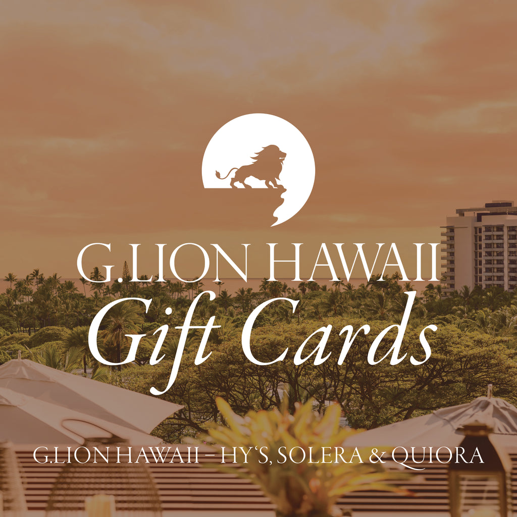 G.LION HAWAII GIFT CARDS
