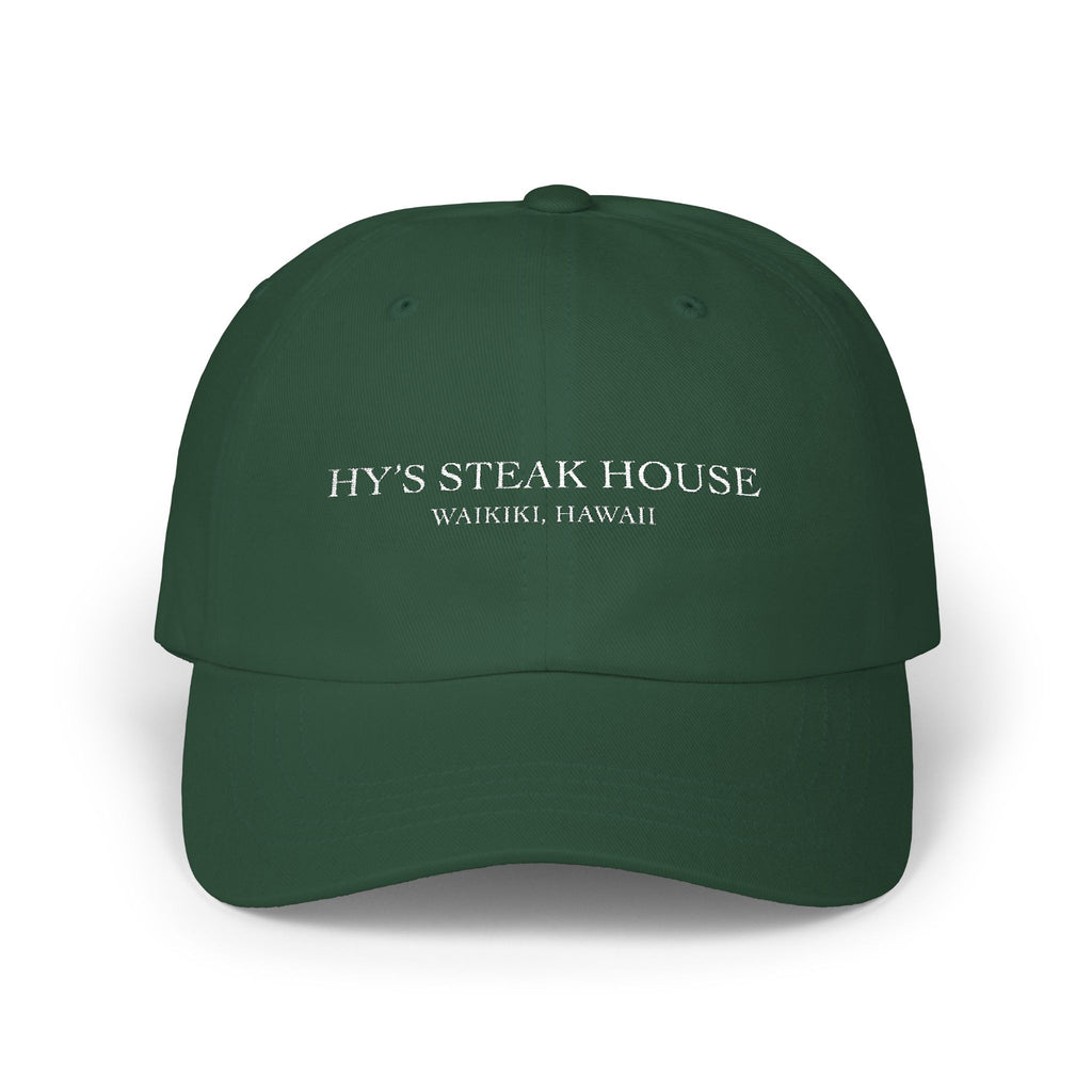 Embroidered Classic Dad Cap - Hy's Steak House Logo