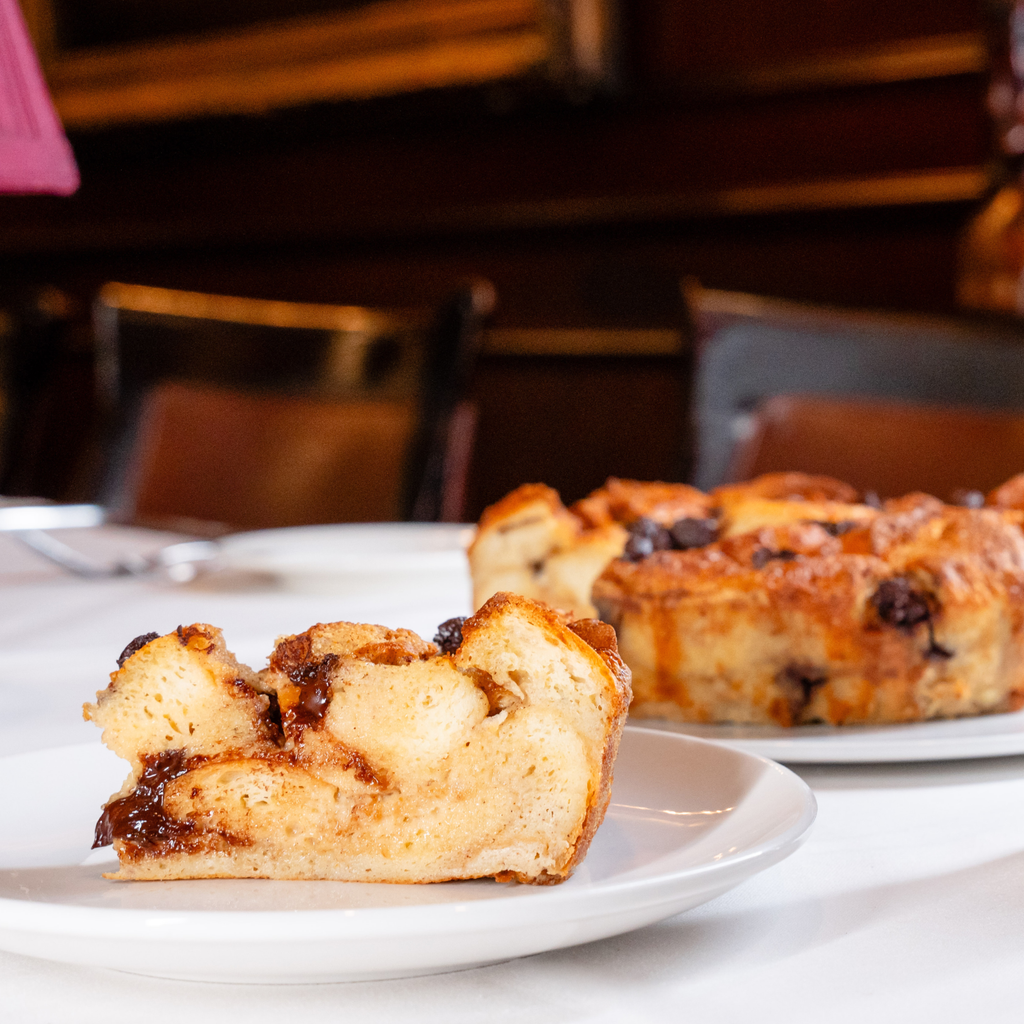 CHOCOLATE CHIP BREAD PUDDING