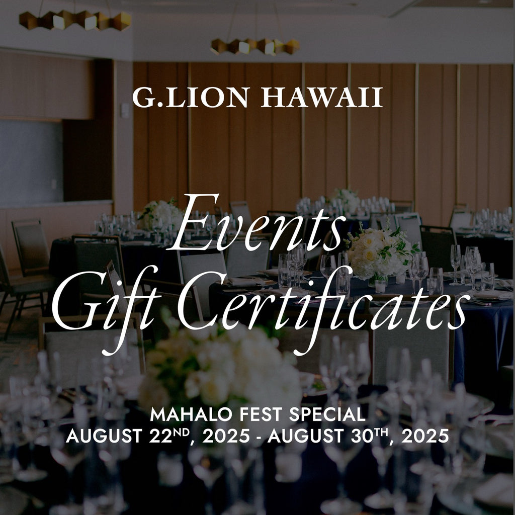 MAHALO FEST · EVENTS GIFT CERTIFICATES