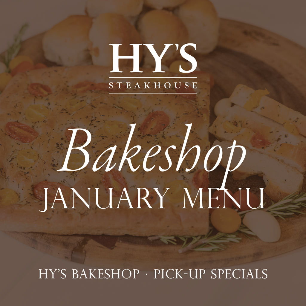 HY'S BAKESHOP · JANUARY MENU