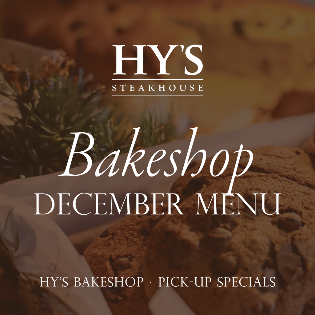 HY'S BAKESHOP · DECEMBER MENU