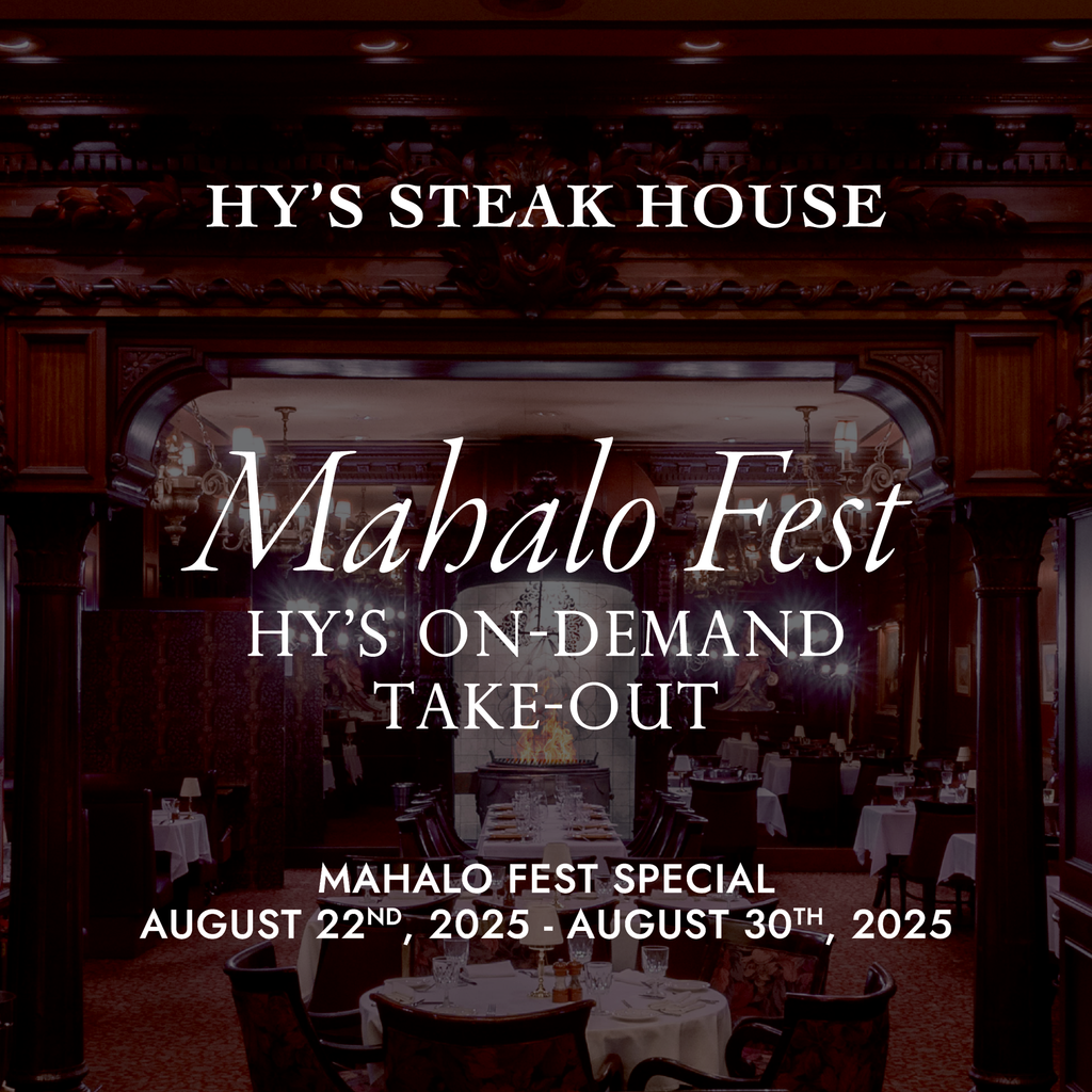 MAHALO FEST · HY'S ON-DEMAND TAKEOUT MENU