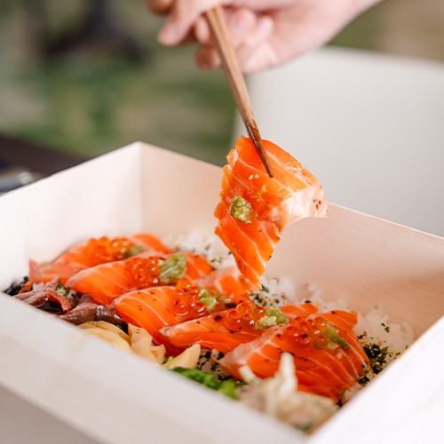 TRUFFLE PONZU KING SALMON BENTO BOX