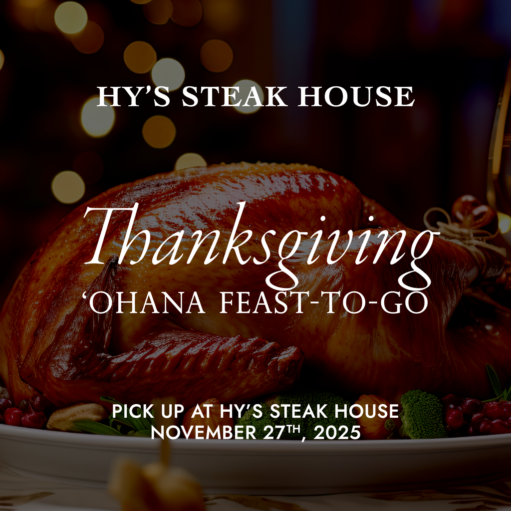 PICK UP · THANKSGIVING 'OHANA FEAST-TO-GO