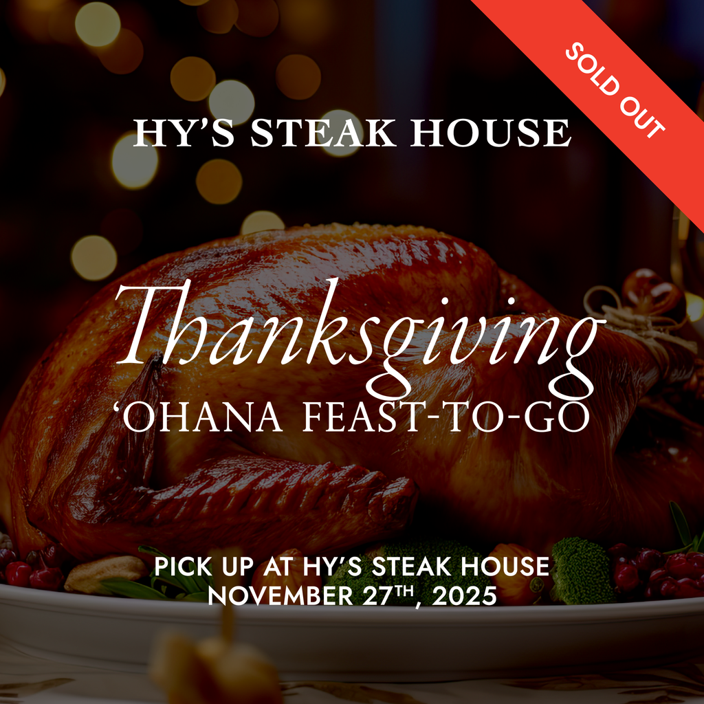 PICK UP · THANKSGIVING 'OHANA FEAST-TO-GO