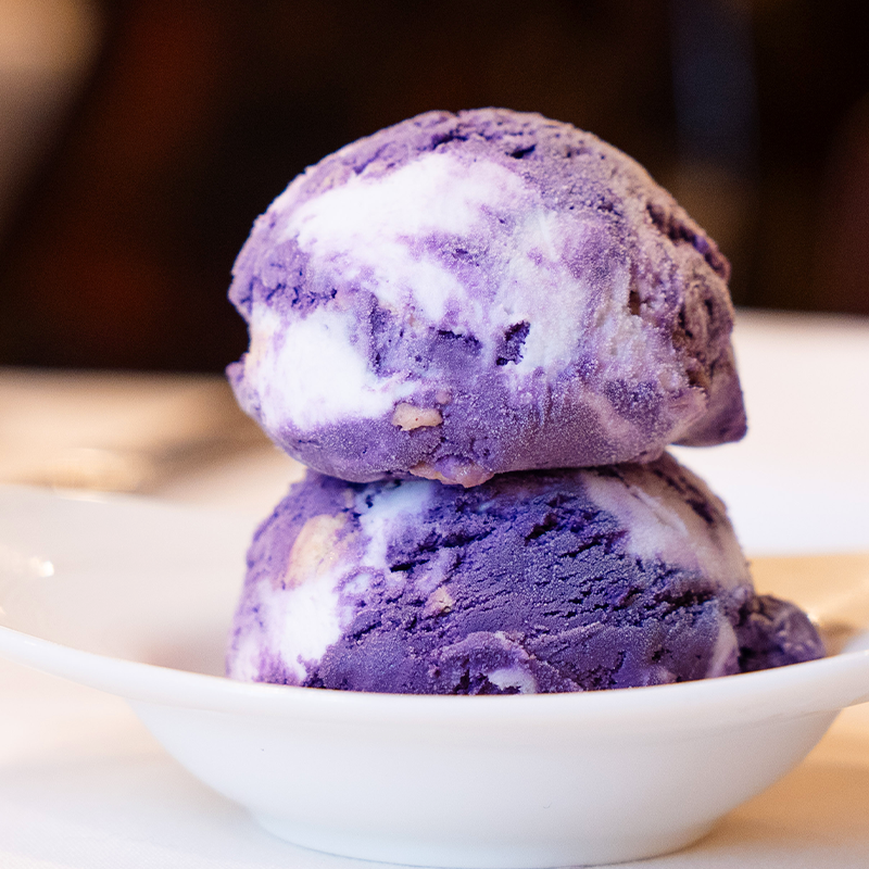 UBE HAUPIA ICE CREAM