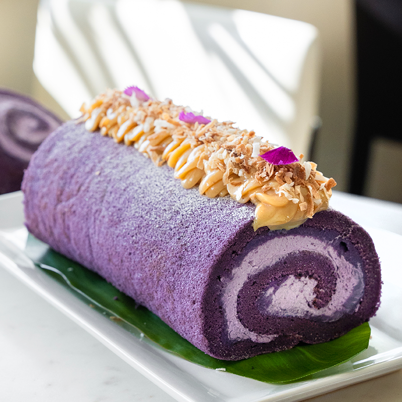 UBE CHANTILLY ROLL CAKE